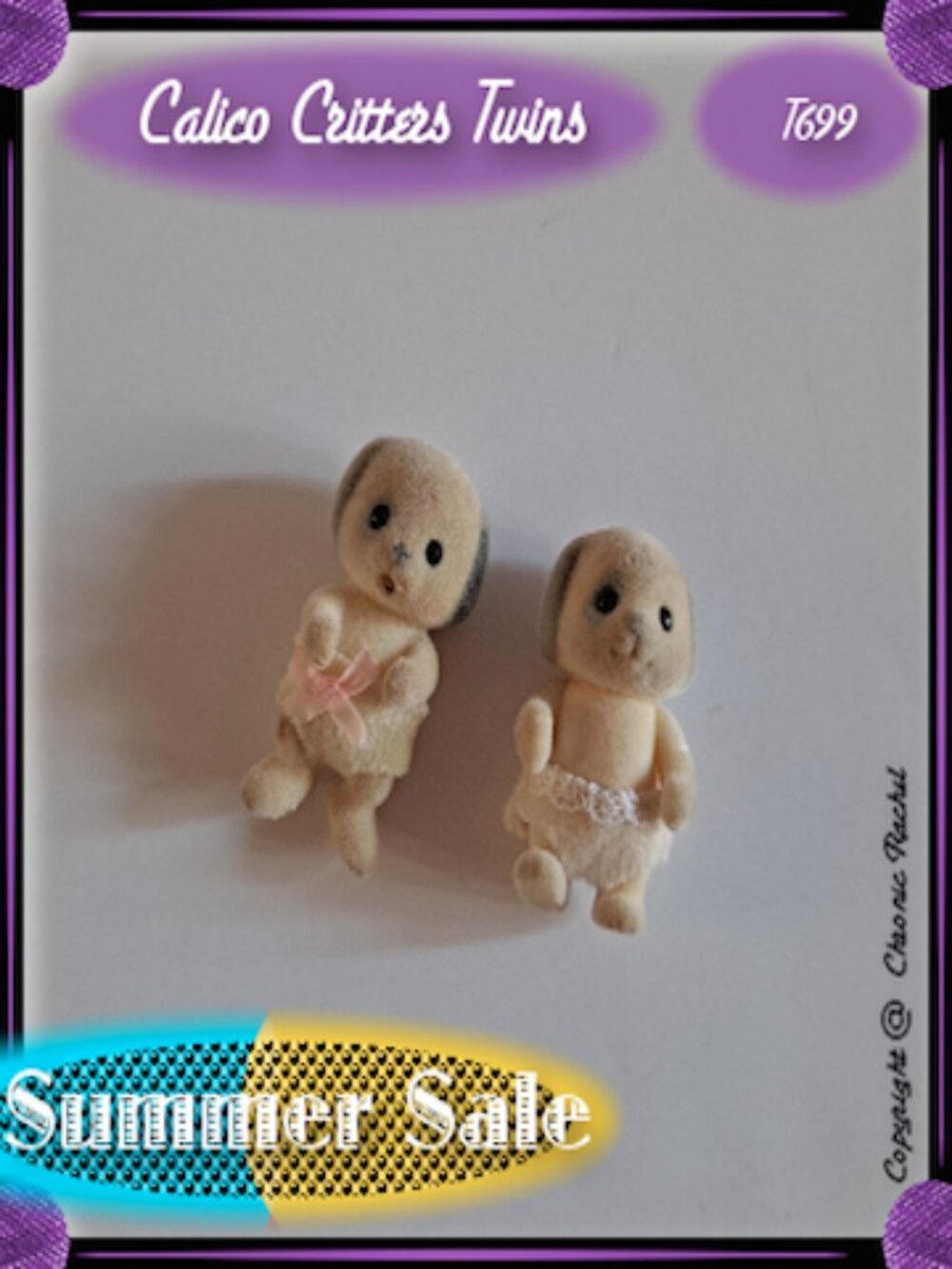 Ivory Dog Twin Babies
